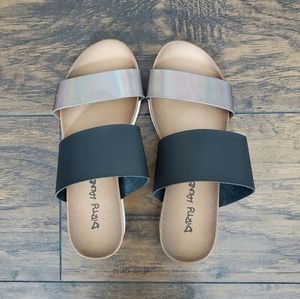 Dirty Laundry Size 6 Can't Stop Slide Sandals